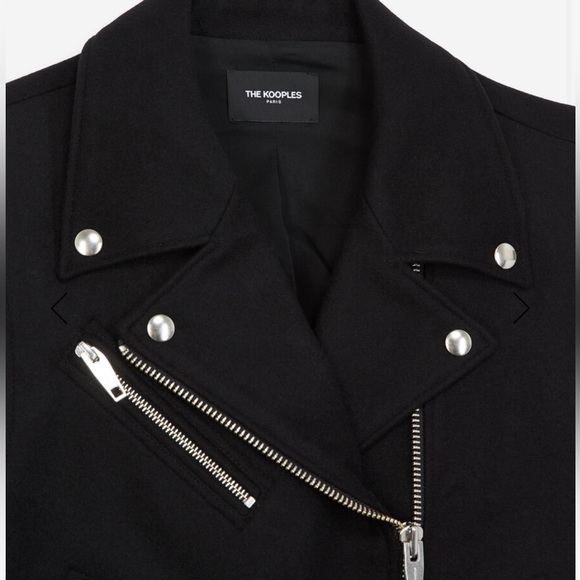 The Kooples Wool Jacket Coat, Size S - Picture 9 of 13